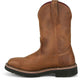 Justin Men's Ames 11" Steel Toe Waterproof Slip Resistant Work Boot - Walnut Brown - HL4225 - Overlook Boots