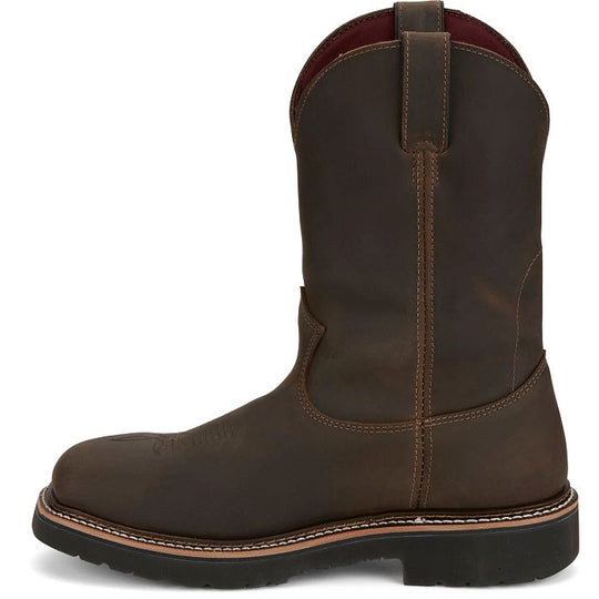 Justin Men's USA Made Billings 11" Steel Toe Waterproof Western Work Boot - HL4235 - Overlook Boots