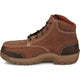 Justin Men's Corbett 5" Alloy Toe Waterproof Met Guard Slip Resistant Work Shoe - Barley Brown - SE255 - Overlook Boots