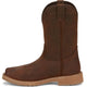 Justin Men's Buster 11" Steel Square Toe Waterproof Slip Resistant Work Boot - Pecan Brown - SE3101 - Overlook Boots