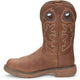 Justin Men's Rush 11" Nano Composite Toe Waterproof Slip Resistant Work Boot - Barley Brown - SE4334 - Overlook Boots