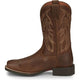 Justin Men's Canter Steel Toe Slip Resistant Western Work Boot - Dusky Brown - SE4510 - Overlook Boots