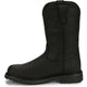 Justin Men's Dorsal 11" Steel Toe Waterproof Slip Resistant Pull On Work Boot - Onyx Black - SE4635 - Overlook Boots