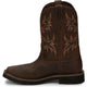 Justin Men's Driller 11" Steel Toe Slip Resistant Work Boot - Dark Brown - SE4682 - Overlook Boots