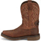 Justin Men's Wolfe 11" Nano Composite Toe Slip Resistant Western Work Boot - Russet Brown - SE4752 - Overlook Boots