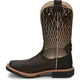 Justin Men's Derrickman 12" Composite Toe Slip Resistant Work Boot - Brown Croc Print - SE4833 - Overlook Boots
