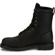 Justin Men's Truckton 8" Steel Toe Waterproof Slip Resistant Lace Up Work Boot - Onyx Black - SE636 - Overlook Boots