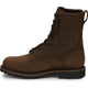 Justin Men's Drywall 8" Steel Toe Waterproof Lace Up Slip Resistant Work Boot - Brown - SE961 - Overlook Boots