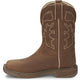 Justin Men's Rush 11" Steel Toe Waterproof Slip Resistant Work Boot - Saddle Tan - WK4331 - Overlook Boots