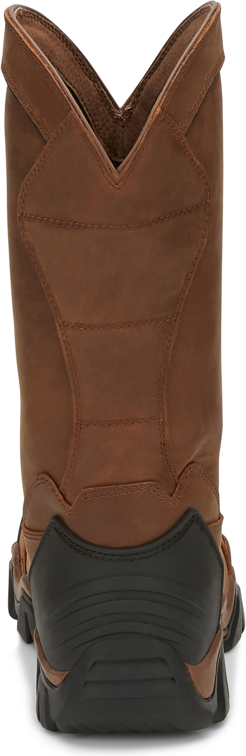 Chippewa Women's Cross Terrain 12" Nano Toe WP Pull On Boot - Brown - L50023 - Overlook Boots