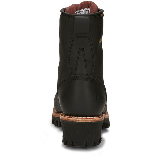 Chippewa Women's Tinsley 8" Steel Toe Waterproof 400G Ins Work Boot - Black - L73050 - Overlook Boots