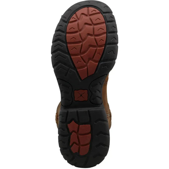 Twisted X Men's All Round 11" K Toe Moisture Wicking Western Work Boot - Brown - MAB0001 - Overlook Boots