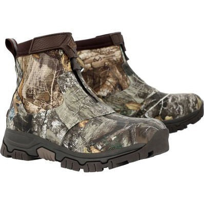Muck Apex Mid Zip Botín para Hombre, Impermeable, Cierre Lateral - Realtree Edge - MAXZMEG - Imagen 4