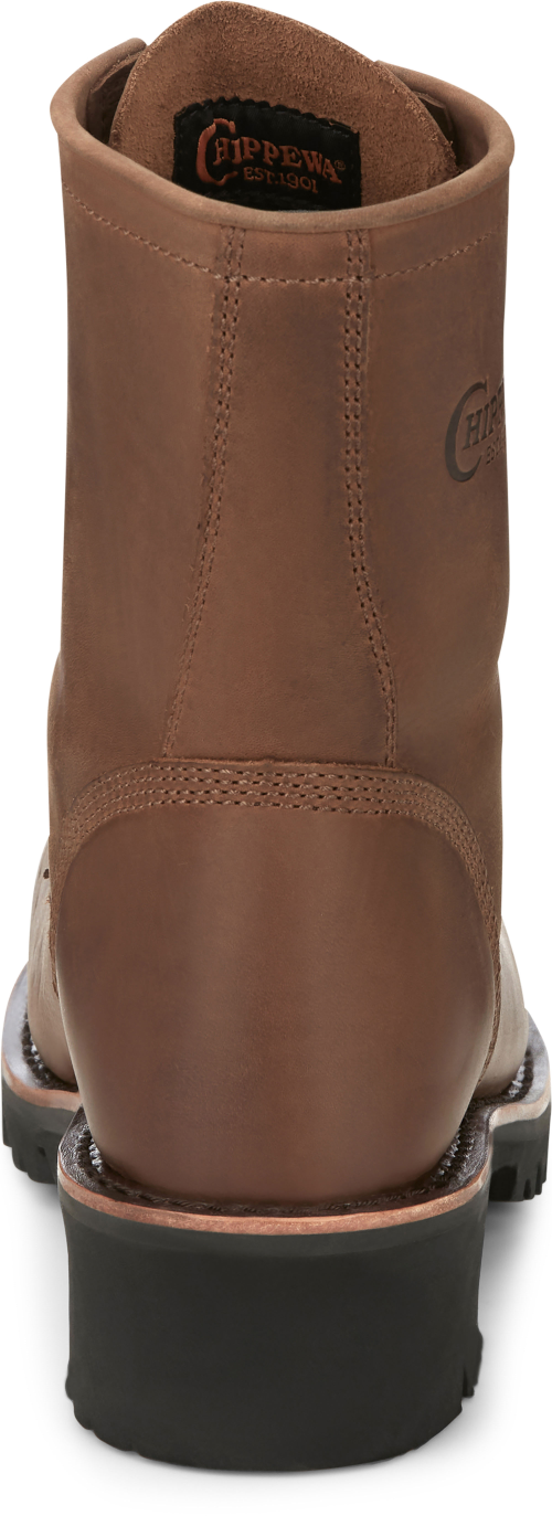 Chippewa Men's Classic 2.0 8" Steel Toe Logger Work Boot - Brown - MC2089 - Overlook Boots