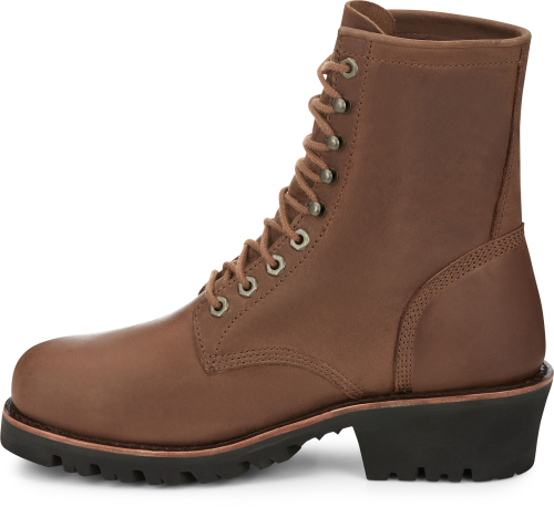 Chippewa Men's Classic 2.0 8" Steel Toe Logger Work Boot - Brown - MC2089 - Overlook Boots