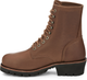 Chippewa Men's Classic 2.0 8" Steel Toe Logger Work Boot - Brown - MC2089 - Overlook Boots