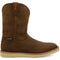 Twisted X Men's Iconic 10" Square Toe Waterproof Pull On Wedge Sole Work Boot - Brown - MCBW001 7 / Medium / Brown - Overlook Boots