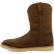 Twisted X Men's Iconic 10" Square Toe Waterproof Pull On Wedge Sole Work Boot - Brown - MCBW001 - Overlook Boots