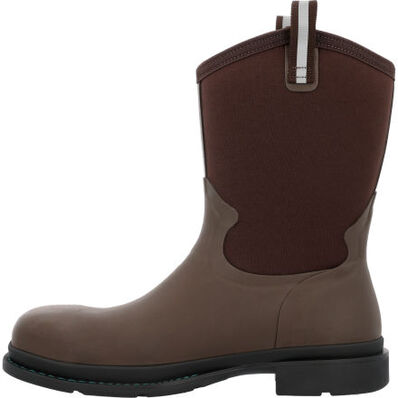 Muck Men's Chore 12" Alloy Toe Waterproof Western Work Boot - Brown - MCHWM91 - Overlook Boots
