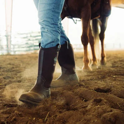 Muck Men's Chore Tall Waterproof Western Work Boot - Brown - MCHWTM90 - Overlook Boots