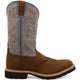 Twisted X Men's 12" U Toe Slip Resistant Western Work Boot - Brown - MCW0002 7 / Medium / Brown - Overlook Boots