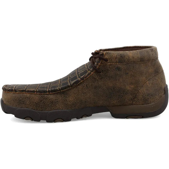 Twisted X Men's Chukka Driving Alloy Toe Slip Resistant Work Boot - Brown - MDMAL02 - Overlook Boots