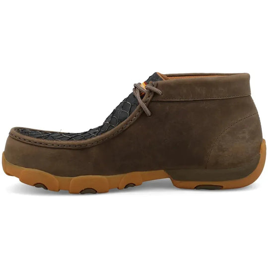 Twisted X Men's Chukka Driving Comp Toe Work Shoe - Shitake - MDMNT05 - Overlook Boots