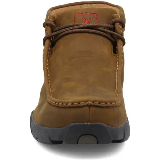Twisted X Men's Chukka Driving Steel Toe Slip Resistant Work Boot - Distressed Saddle - MDMST01 - Overlook Boots