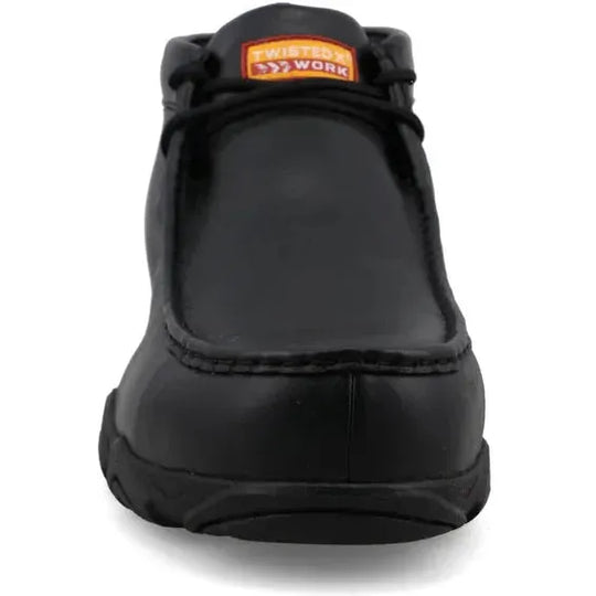 Twisted X Men's Chukka Driving Moc Toe Laces Work Shoe - Black - MDMXN02 - Overlook Boots