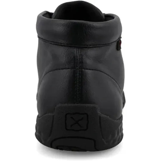 Twisted X Men's Chukka Driving Moc Toe Laces Work Shoe - Black - MDMXN02 - Overlook Boots