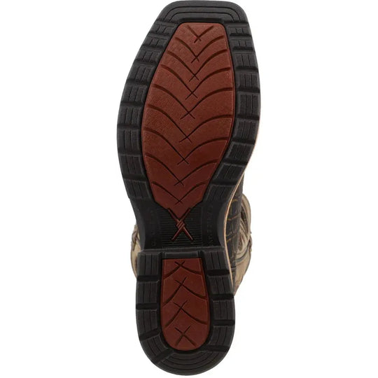 Twisted X Men's 12" Alloy Toe Slip Resistant Western Work Boot - Caiman Print & Bomber - MLCA003 - Overlook Boots