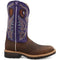 Twisted X Men's Lite 12" Alloy Toe Slip Resistant Western Work Boot - Brown & Purple - MLCA006 7 / Medium / Brown - Overlook Boots