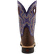 Twisted X Men's Lite 12" Alloy Toe Slip Resistant Western Work Boot - Brown & Purple - MLCA006 - Overlook Boots