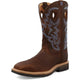 Twisted X Men's Lite 12" Steel Toe Moisture Wicking Western Work Boot - Brown Pebble - MLCS003 - Overlook Boots