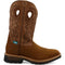 Twisted X Men's Lite 12" Composite Toe Waterproof Western Work Boot - Dark Brown & Tan - MLCCW05 7 / Medium / Brown - Overlook Boots