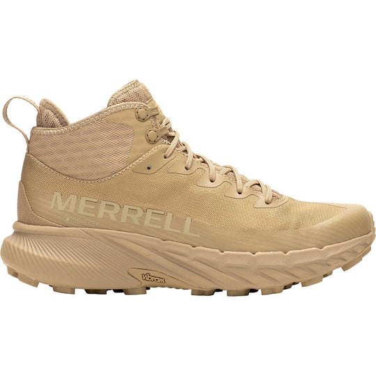 Merrell Work Men's Agility Peak Mid 5 Tactical WP Work Boot -Coyote- J005773  - Overlook Boots