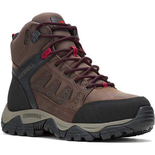 Merrell Work Men's Windoc 6" Steel Toe Waterproof Work Boot - Rye - J007831 8 / Medium / Brown - Overlook Boots