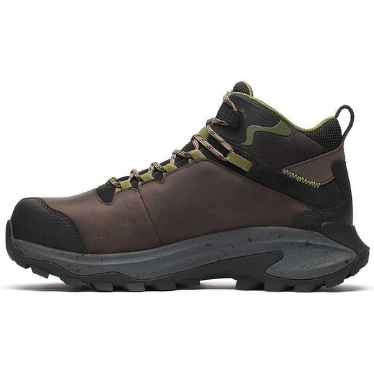 Merrell Work Men's Moab Speed 2 Mid Carbon Fiber Toe Waterproof Work Boot - Brown - J007897 - Overlook Boots