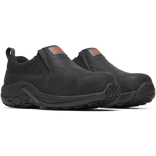 Merrell Work Men's Jungle Moc Waterproof Leather Hi-Vis Carbon Work Shoe J008005 - Overlook Boots