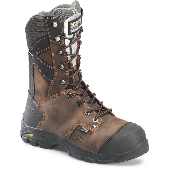 Matterhorn Men's Mainstay 10" Aluminum Toe Waterproof Work Boot - Brown - MT2570 8 / Medium / Brown - Overlook Boots