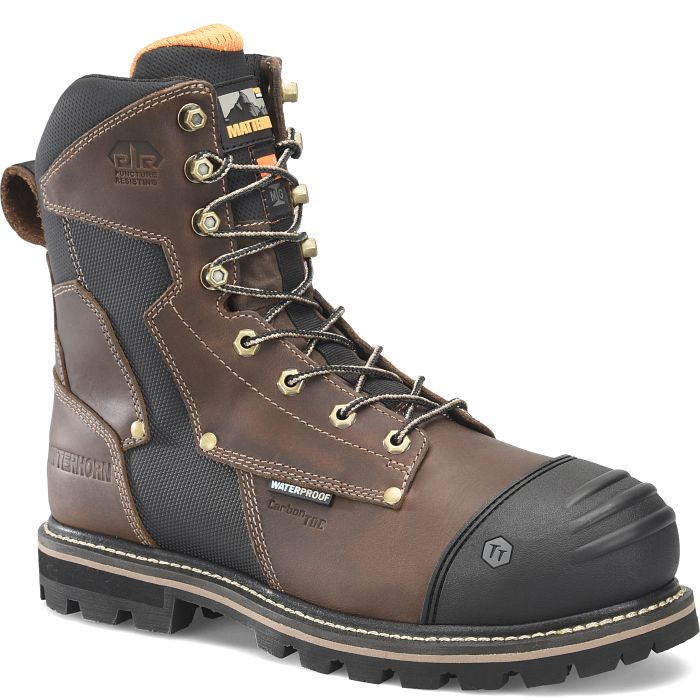 Matterhorn Men's Ibeam 8" Waterproof Composite Toe Metguard Work Boot -Brown- MT2548 - Overlook Boots