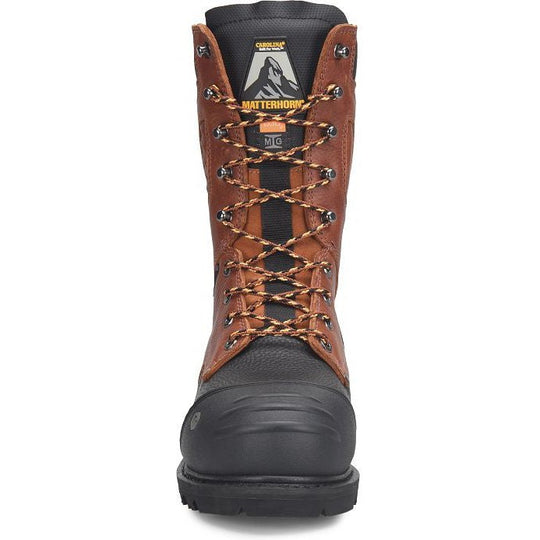 Matterhorn Men's Nickel 12" Composite Toe Waterproof Met Guard Work Boot - Dark Brown - MT2575 - Overlook Boots