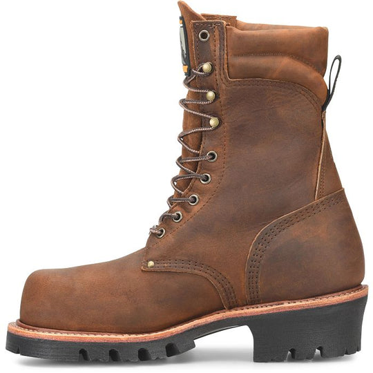Matterhorn Men's Super Collar 9" Composite Toe USA Made Logger Boot - Dark Brown - MT2580 - Overlook Boots