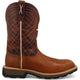 Twisted X Men's UltraLite X™ 11" Composite Toe Waterproof Slip Resistant Western Work Boot - Umber & Baked Clay - MUNW002 7 / Medium / Brown - Overlook Boots