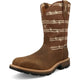 Twisted X Men's UltraLite X™ 11" Composite Toe Waterproof Pull On Western Work Boot - Bison & Mocha - MUNW003 - Overlook Boots