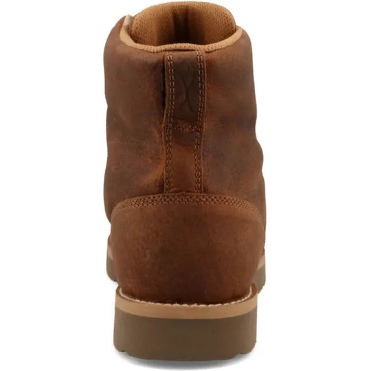 Twisted X Men's UltraLite X™ 6" Composite Toe Laces Wedge Sole Work Boot - Rawhide - MWWN002 - Overlook Boots