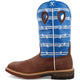 Twisted X Men's CellStretch 12" Alloy Toe Western Work Boot - Burgundy & Sky Blue - MXBA001 - Overlook Boots