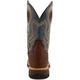 Twisted X Men's CellStretch 12" Alloy Toe Pull On Western Work Boot - Distressed Saddle & Peacock - MXBA005 - Overlook Boots