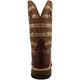 Twisted X Men's CellStretch 12" Alloy Toe Waterproof Pull On Western Work Boot - Rustic Brown & Lion Tan - MXBAW05 - Overlook Boots