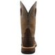 Twisted X Men's CellStretch 12" Square Toe Pull On Western Work Boot - Brown & Grey - MXBN005 - Overlook Boots